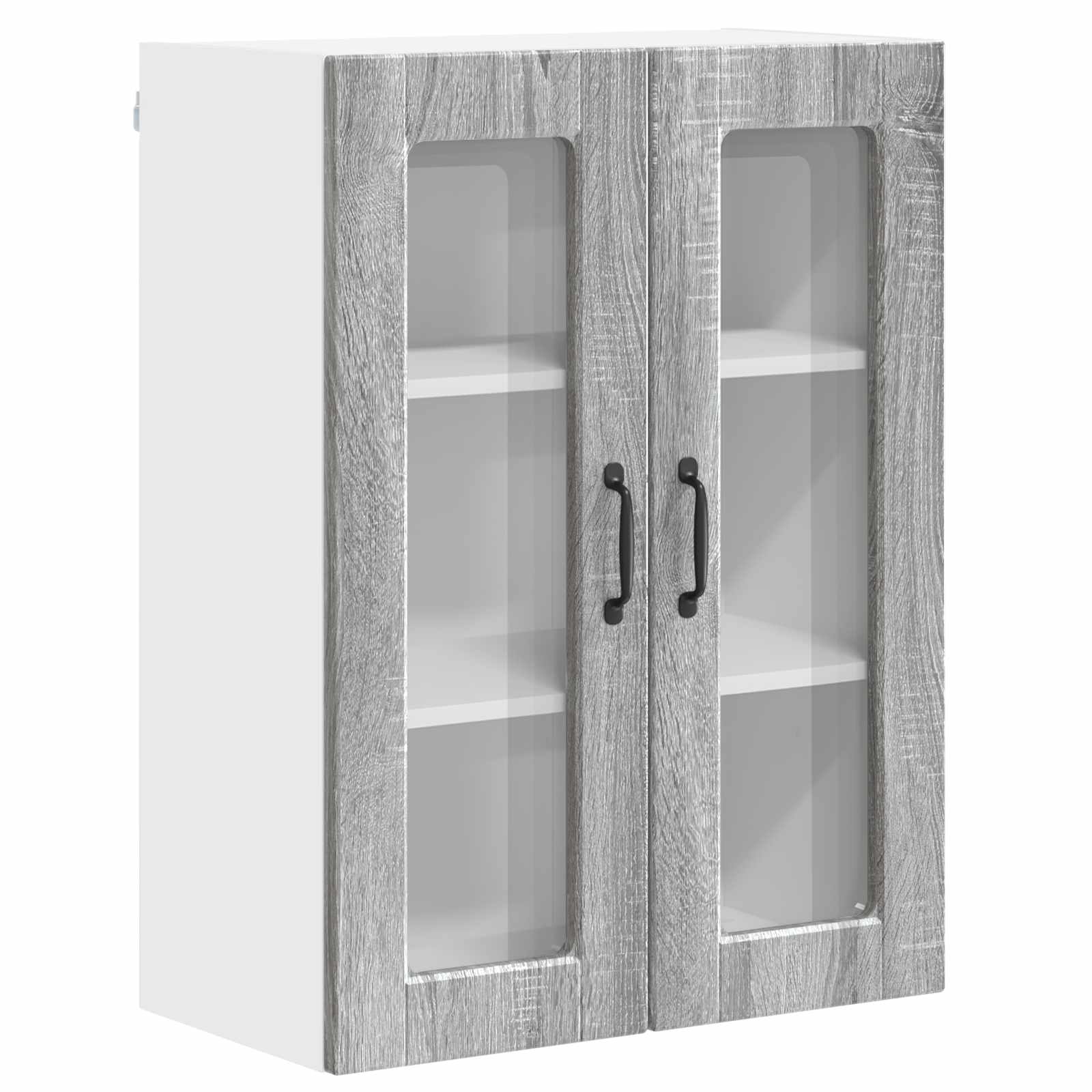 Köksskåp med hylla Grå Sonoma 60 x 31 x 80 cm Konstruerat trä