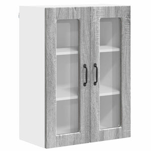 Köksskåp med hylla Grå Sonoma 60 x 31 x 80 cm Konstruerat trä