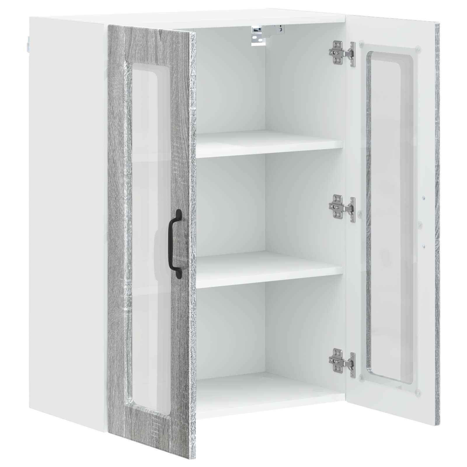 Köksskåp med hylla Grå Sonoma 60 x 31 x 80 cm Konstruerat trä