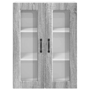 Köksskåp med hylla Grå Sonoma 60 x 31 x 80 cm Konstruerat trä