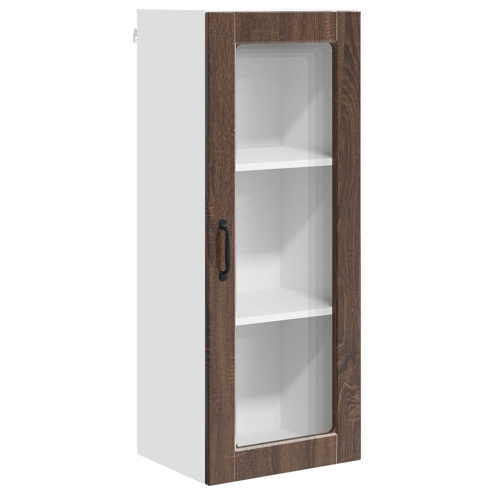 Köksskåp med hylla Brun Ek 40 x 31 x 100 cm Konstruerat trä