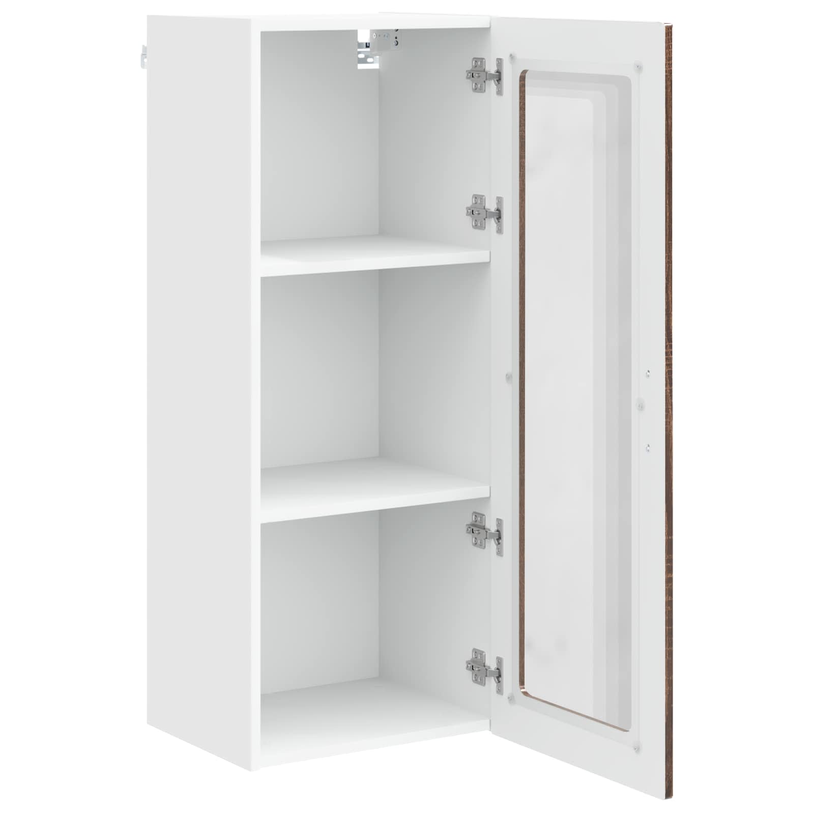 Köksskåp med hylla Brun Ek 40 x 31 x 100 cm Konstruerat trä