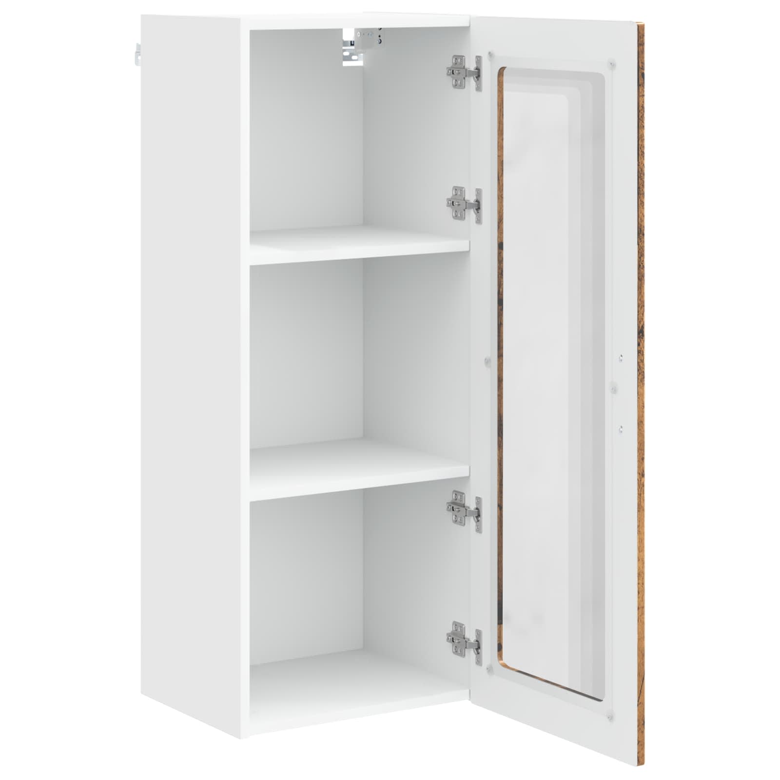 Köksskåp med hylla Gammalt trä 40 x 31 x 100 cm Konstruerat trä