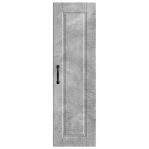 Köksskåp med hylla Betonggrå 30 x 31 x 100 cm Konstruerat trä