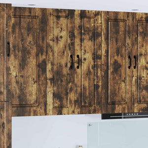 Köksskåp med hylla Rökt ek 30 x 31 x 100 cm Konstruerat trä