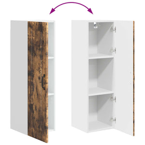 Köksskåp med hylla Rökt ek 30 x 31 x 100 cm Konstruerat trä