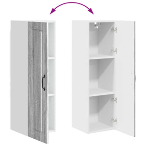 Köksskåp med hylla Grå Sonoma 30 x 31 x 100 cm Konstruerat trä