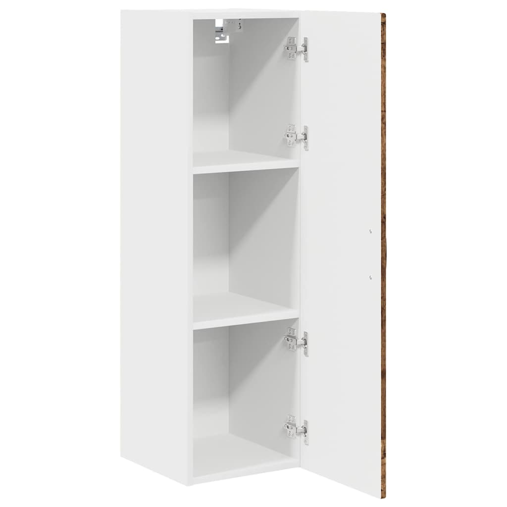 Köksskåp med hylla Gammalt trä 30 x 31 x 100 cm Konstruerat trä