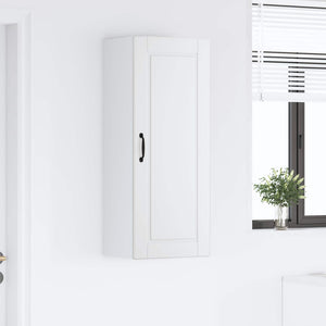 Väggskåp för kök med hylla Vit 40 x 31 x 100 cm Konstruerat trä