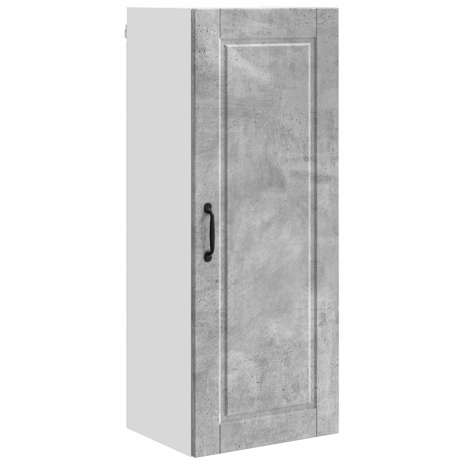 Köksskåp med hylla Betonggrå 40 x 31 x 100 cm Konstruerat trä