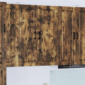 Köksskåp med hylla Rökt ek 40 x 31 x 100 cm Konstruerat trä