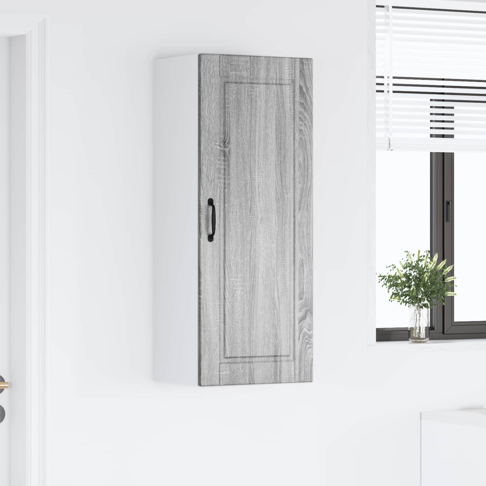 Köksskåp med hylla Grå Sonoma 40 x 31 x 100 cm Konstruerat trä