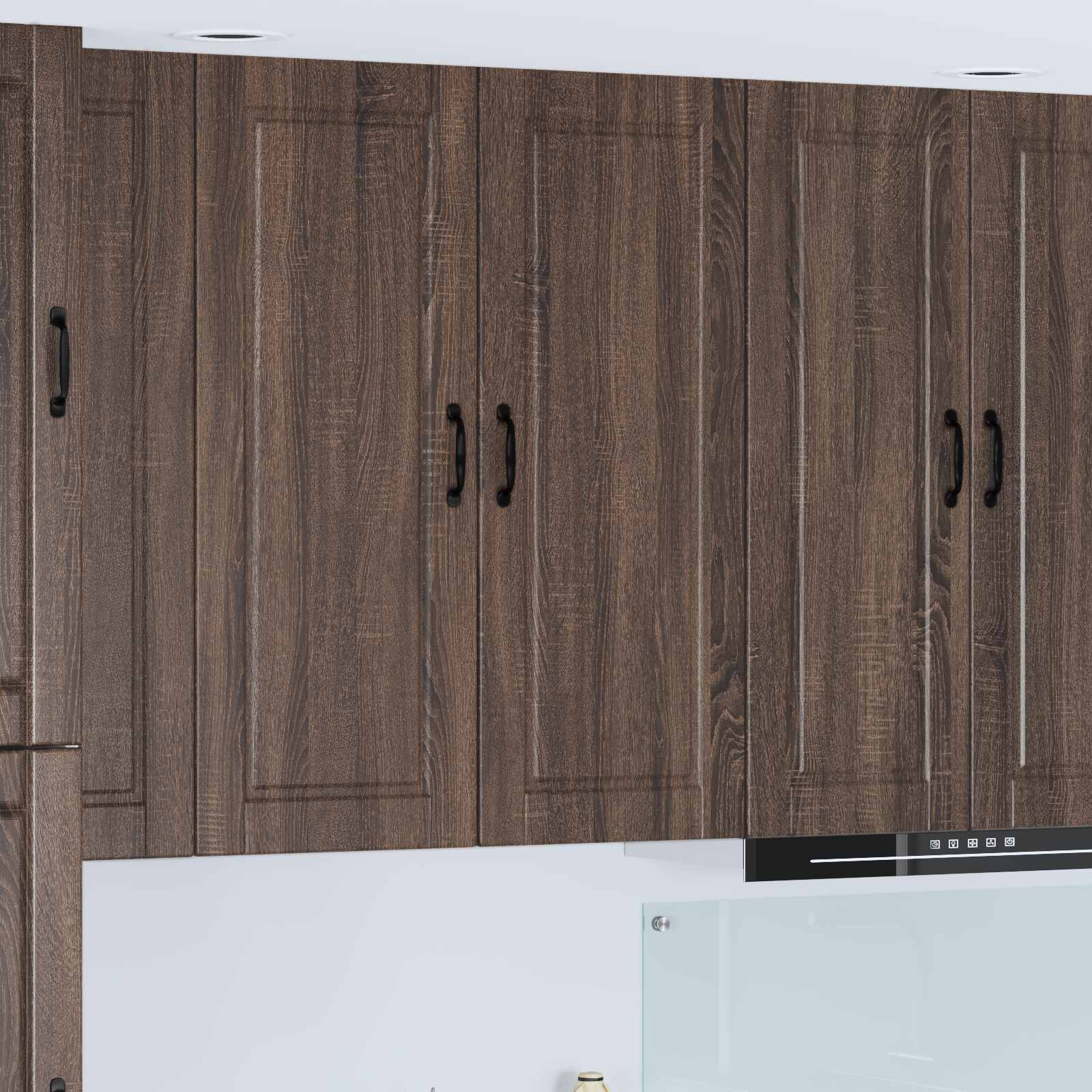 Köksskåp med hylla Brun Ek 40 x 31 x 100 cm Konstruerat trä