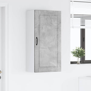 Köksskåp med hylla Betonggrå 50 x 31 x 100 cm Konstruerat trä