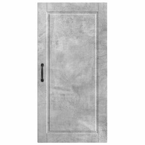 Köksskåp med hylla Betonggrå 50 x 31 x 100 cm Konstruerat trä