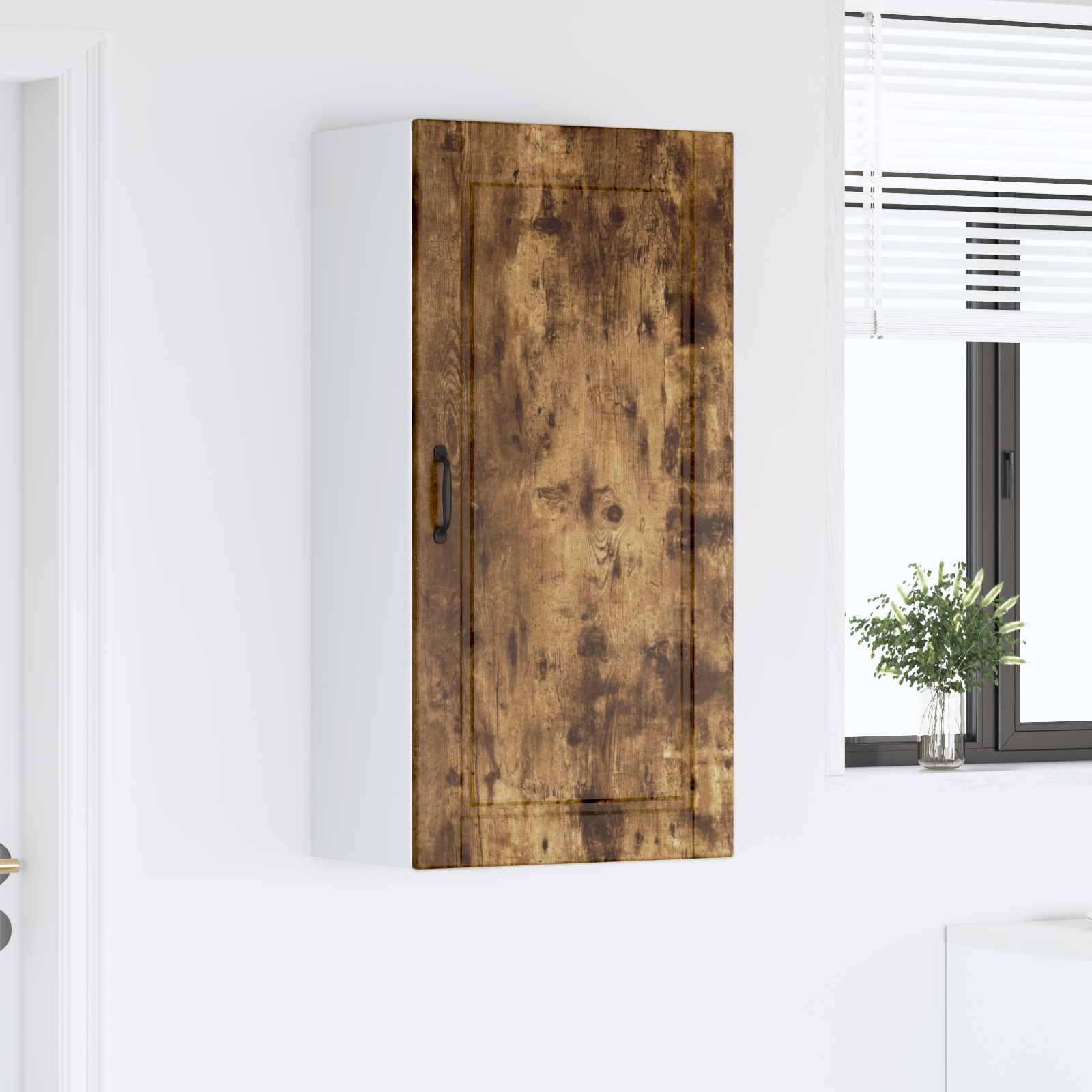 Köksskåp med hylla Rökt ek 50 x 31 x 100 cm Konstruerat trä