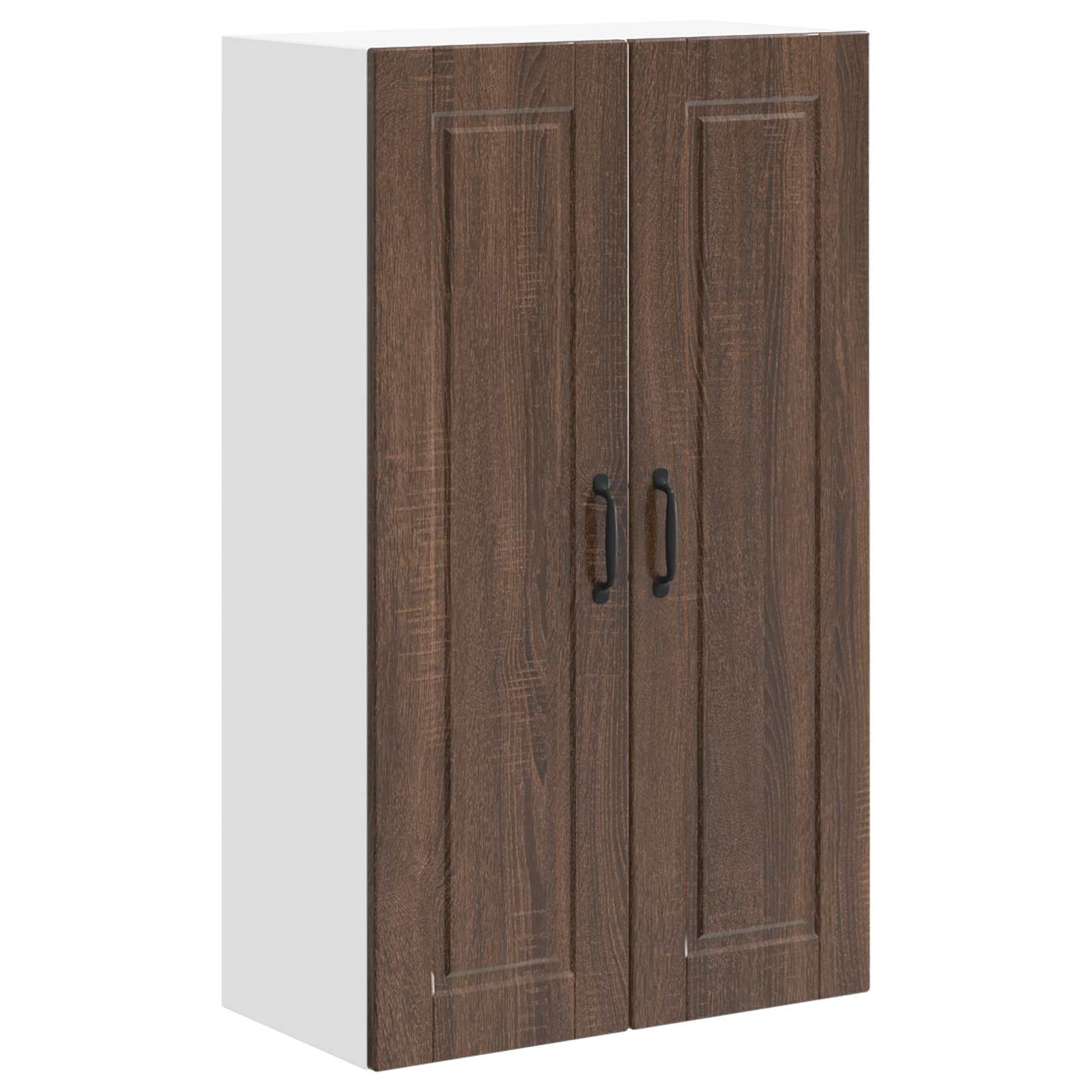 Köksskåp med hylla Brun Ek 60 x 31 x 100 cm Konstruerat trä