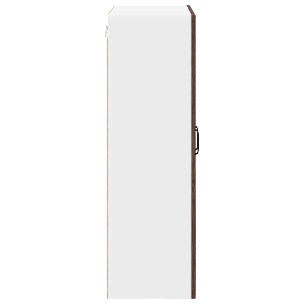 Köksskåp med hylla Brun Ek 60 x 31 x 100 cm Konstruerat trä