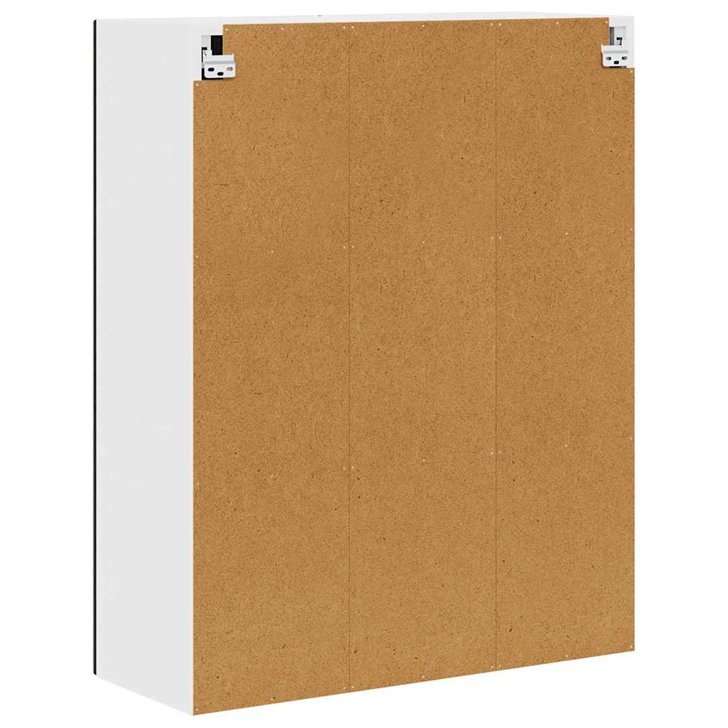 Köksskåp med hylla Svart 80 x 31 x 100 cm Konstruerat trä