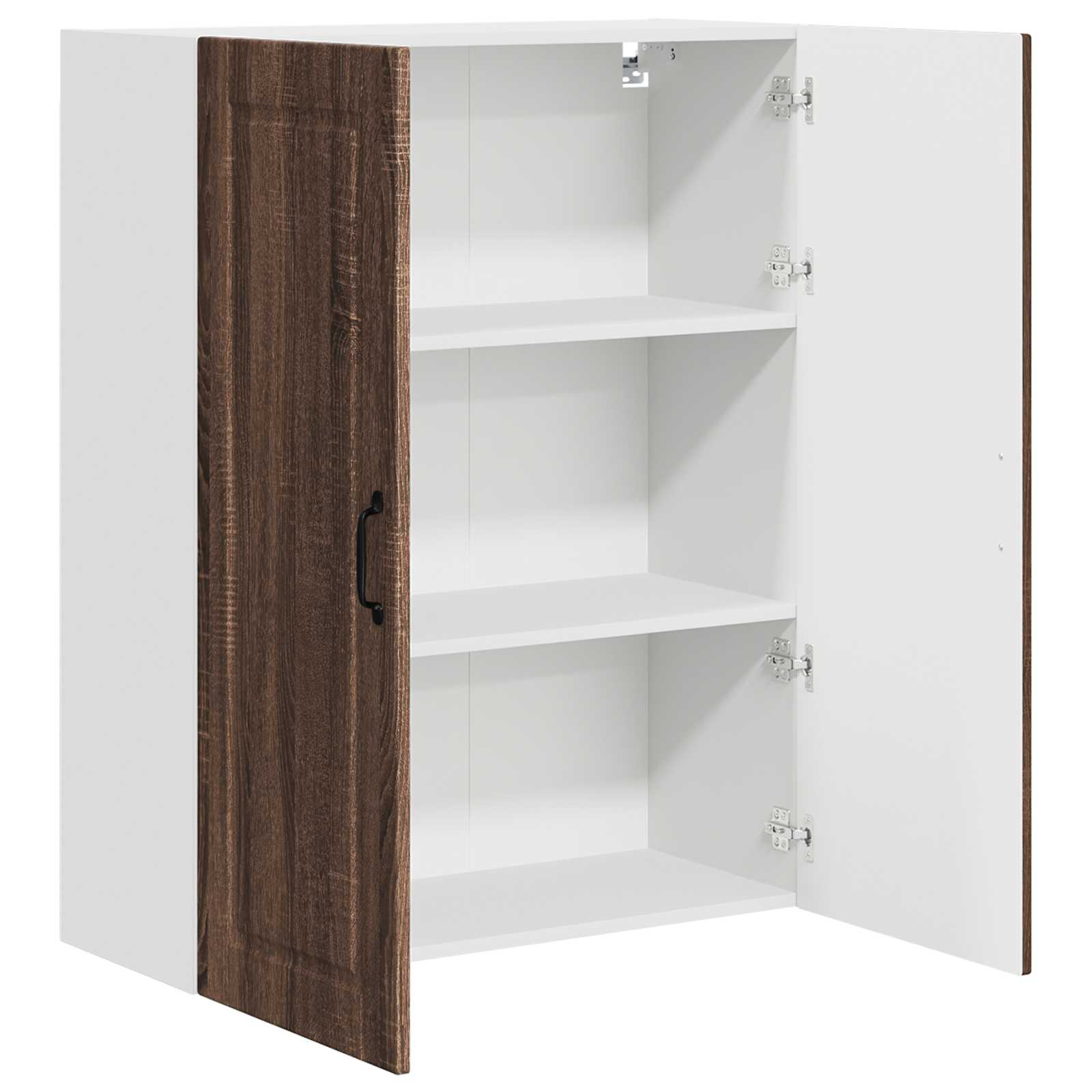 Köksskåp med hylla Brun Ek 80 x 31 x 100 cm Konstruerat trä