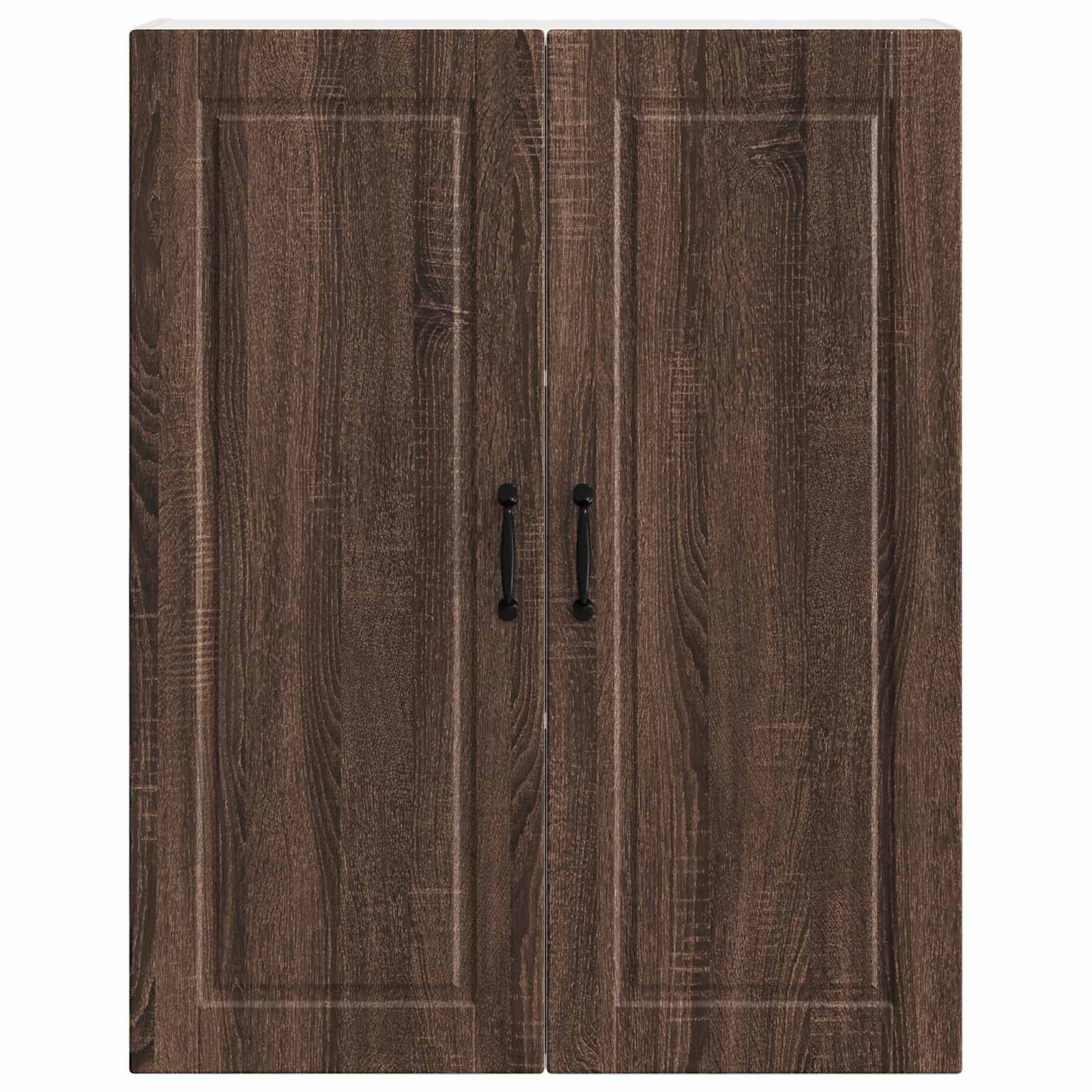 Köksskåp med hylla Brun Ek 80 x 31 x 100 cm Konstruerat trä