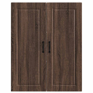 Köksskåp med hylla Brun Ek 80 x 31 x 100 cm Konstruerat trä