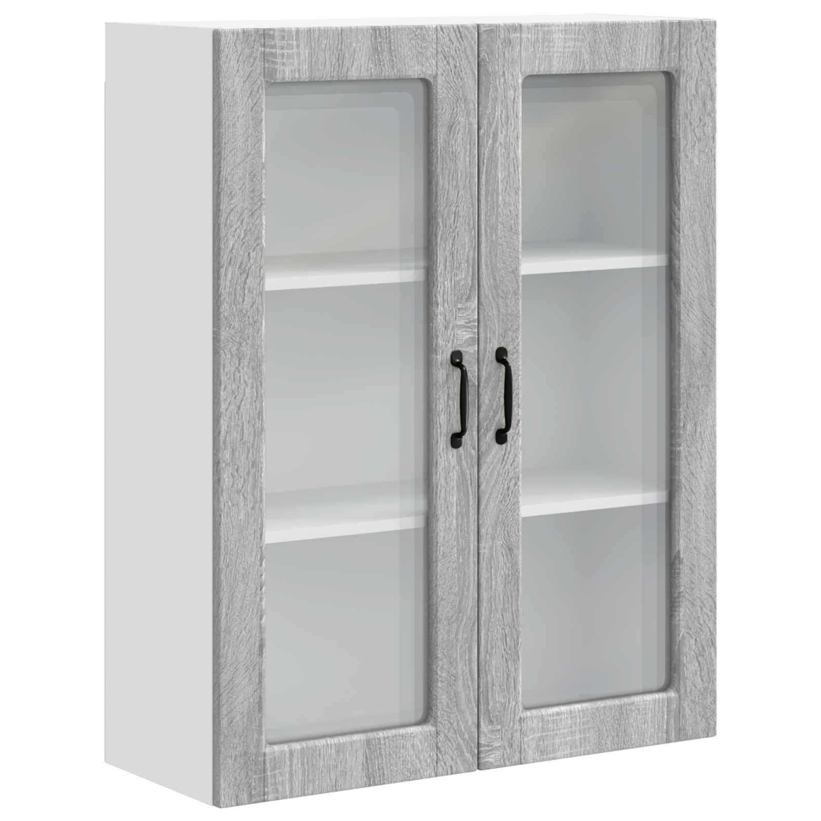 Köksskåp med hylla Grå Sonoma 80 x 31 x 100 cm Konstruerat trä