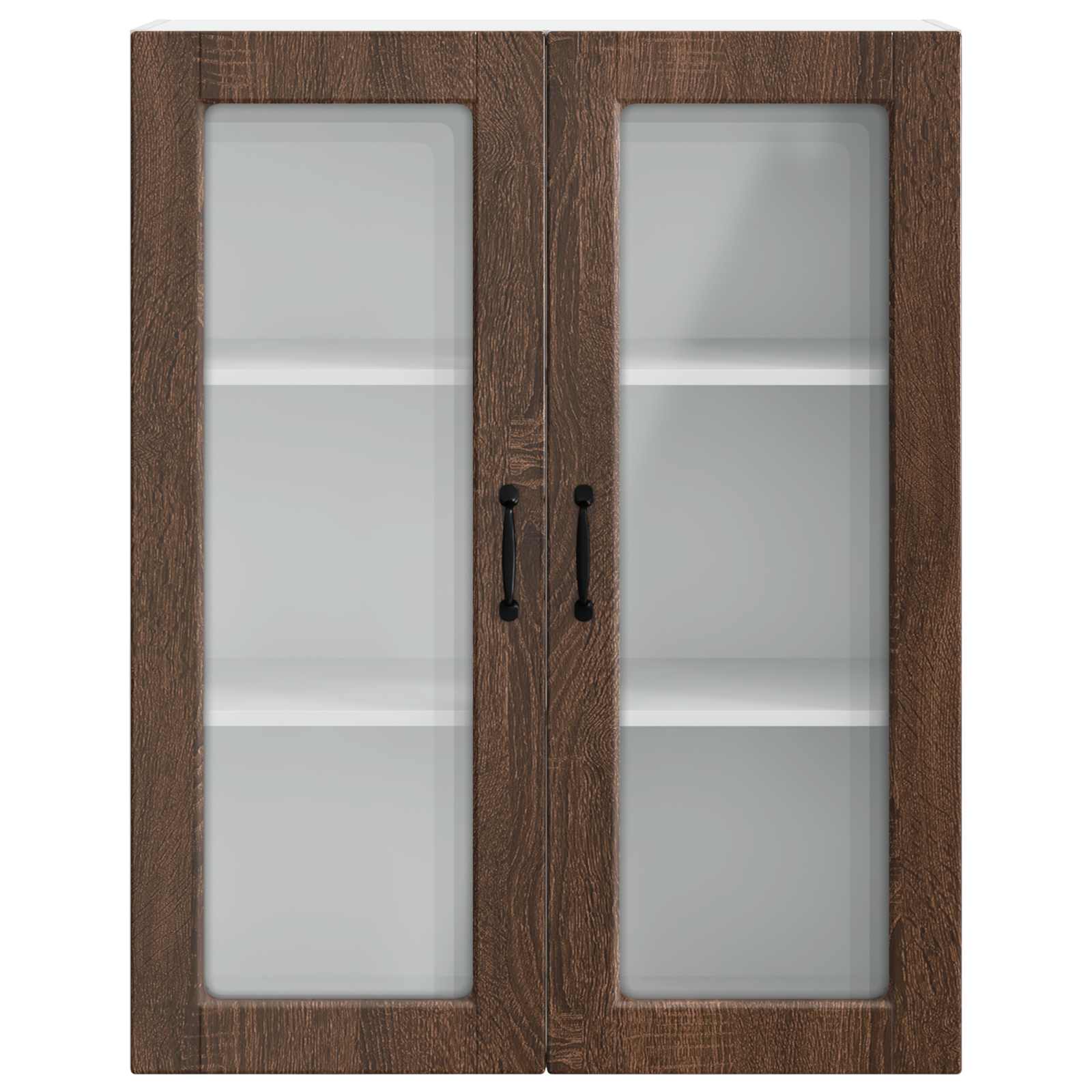 Köksskåp med hylla Brun Ek 80 x 31 x 100 cm Konstruerat trä