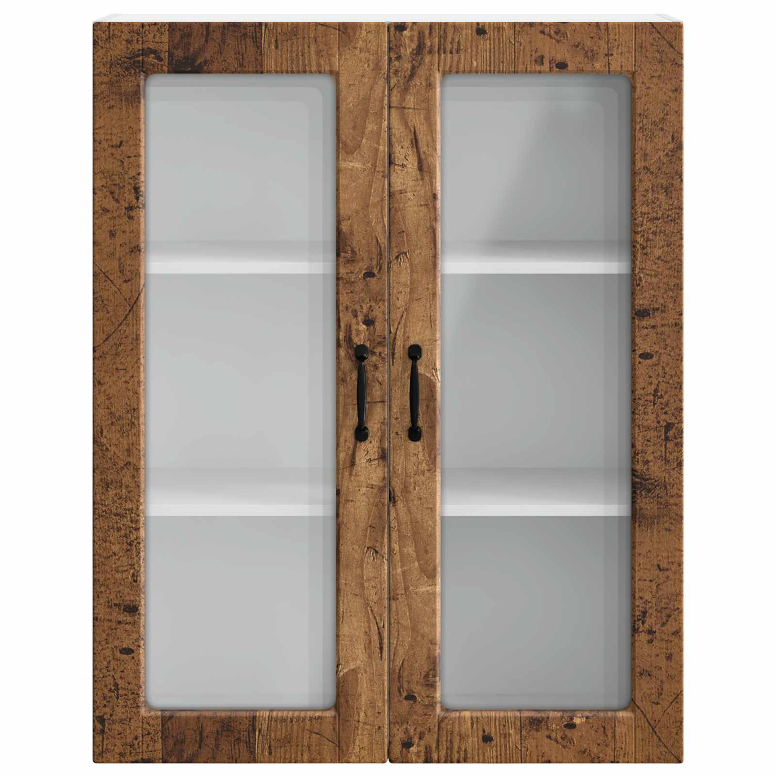 Köksskåp med hylla Gammalt trä 80 x 31 x 100 cm Konstruerat trä