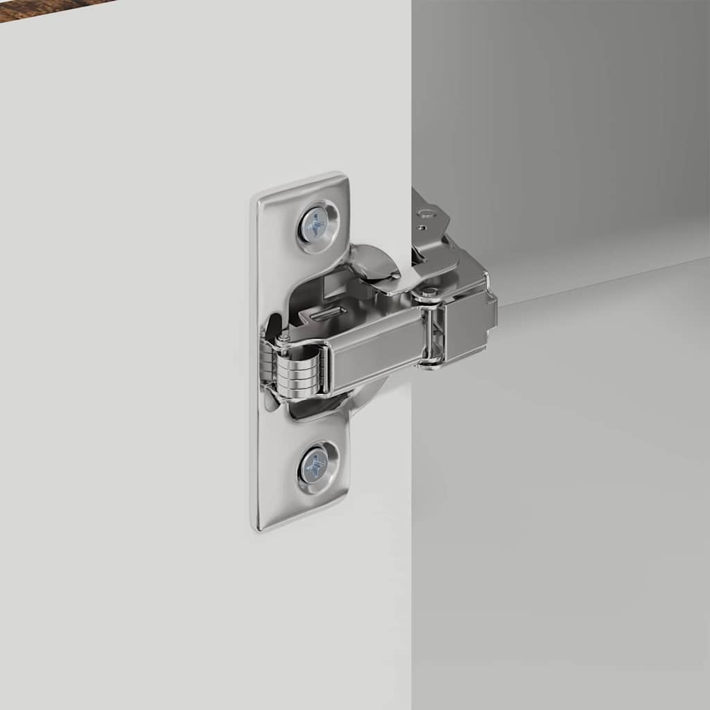 Köksskåp med hylla Rökt ek 57 x 57 x 100 cm Konstruerat trä