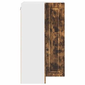 Köksskåp med hylla Rökt ek 57 x 57 x 100 cm Konstruerat trä