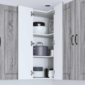 Köksskåp med hylla Grå Sonoma 57 x 57 x 100 cm Konstruerat trä