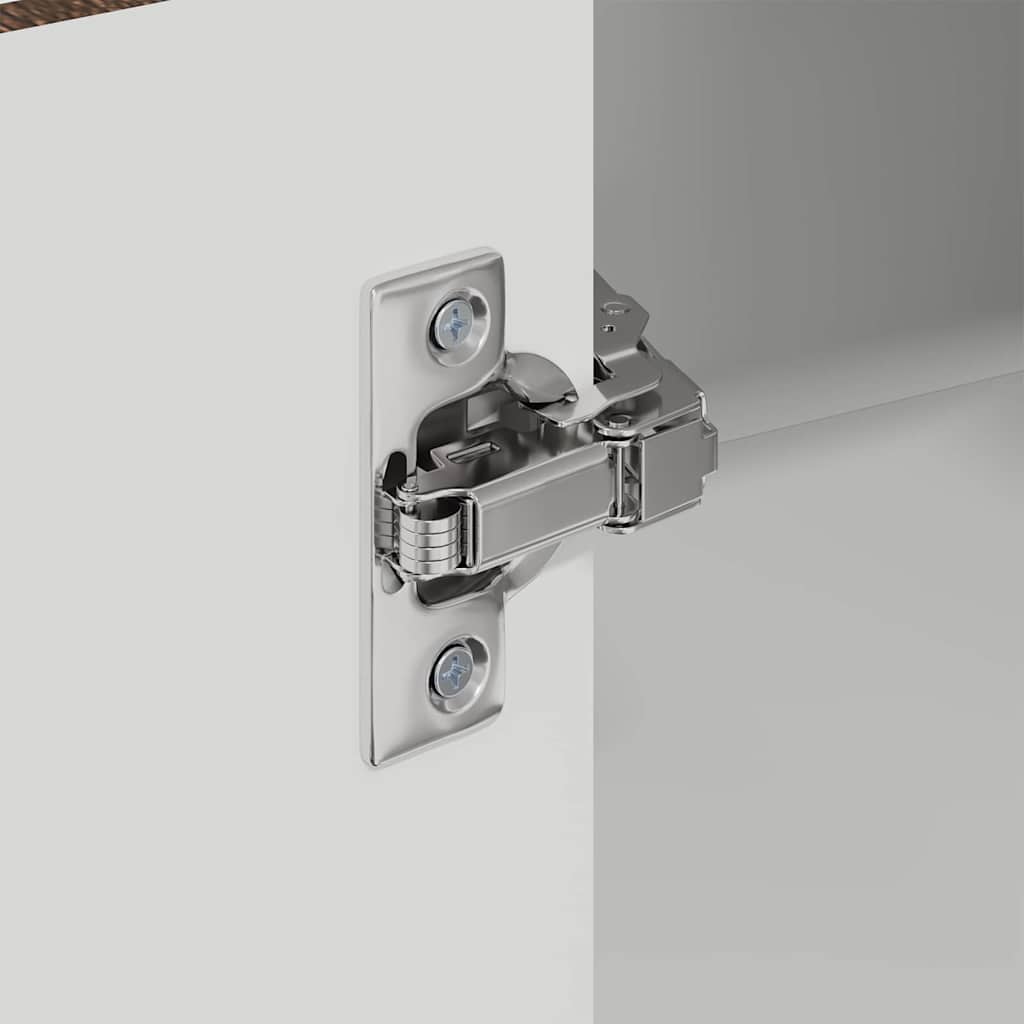 Köksskåp med hylla Brun Ek 57 x 57 x 100 cm Konstruerat trä