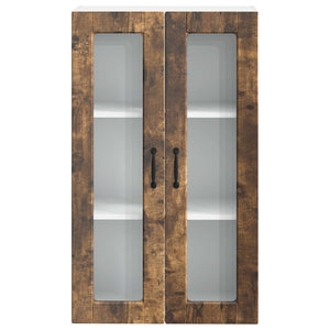 Köksskåp med hylla Rökt ek 60 x 31 x 100 cm Konstruerat trä