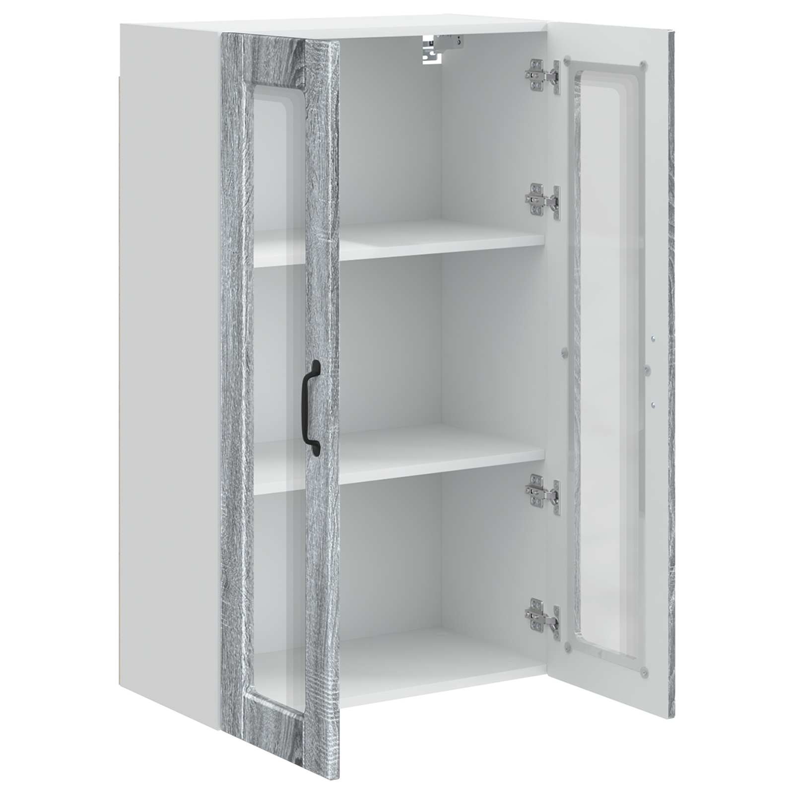 Köksskåp med hylla Grå Sonoma 60 x 31 x 100 cm Konstruerat trä