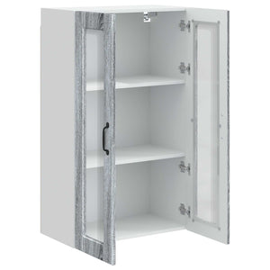 Köksskåp med hylla Grå Sonoma 60 x 31 x 100 cm Konstruerat trä