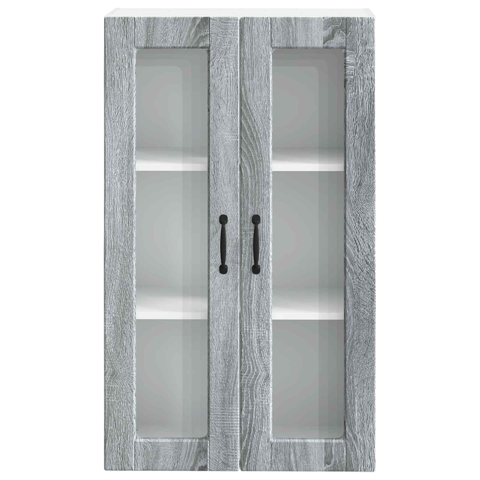 Köksskåp med hylla Grå Sonoma 60 x 31 x 100 cm Konstruerat trä