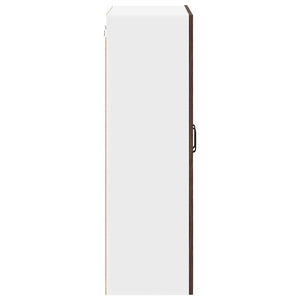 Köksskåp med hylla Brun Ek 60 x 31 x 100 cm Konstruerat trä