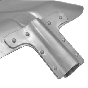 Skyffelhuvud 4 pcs Silver 45 x 38 cm Aluminium