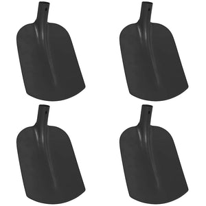 Skyffelhuvud 4 pcs Svart 34,5 x 24 cm Pulverlackerat stål