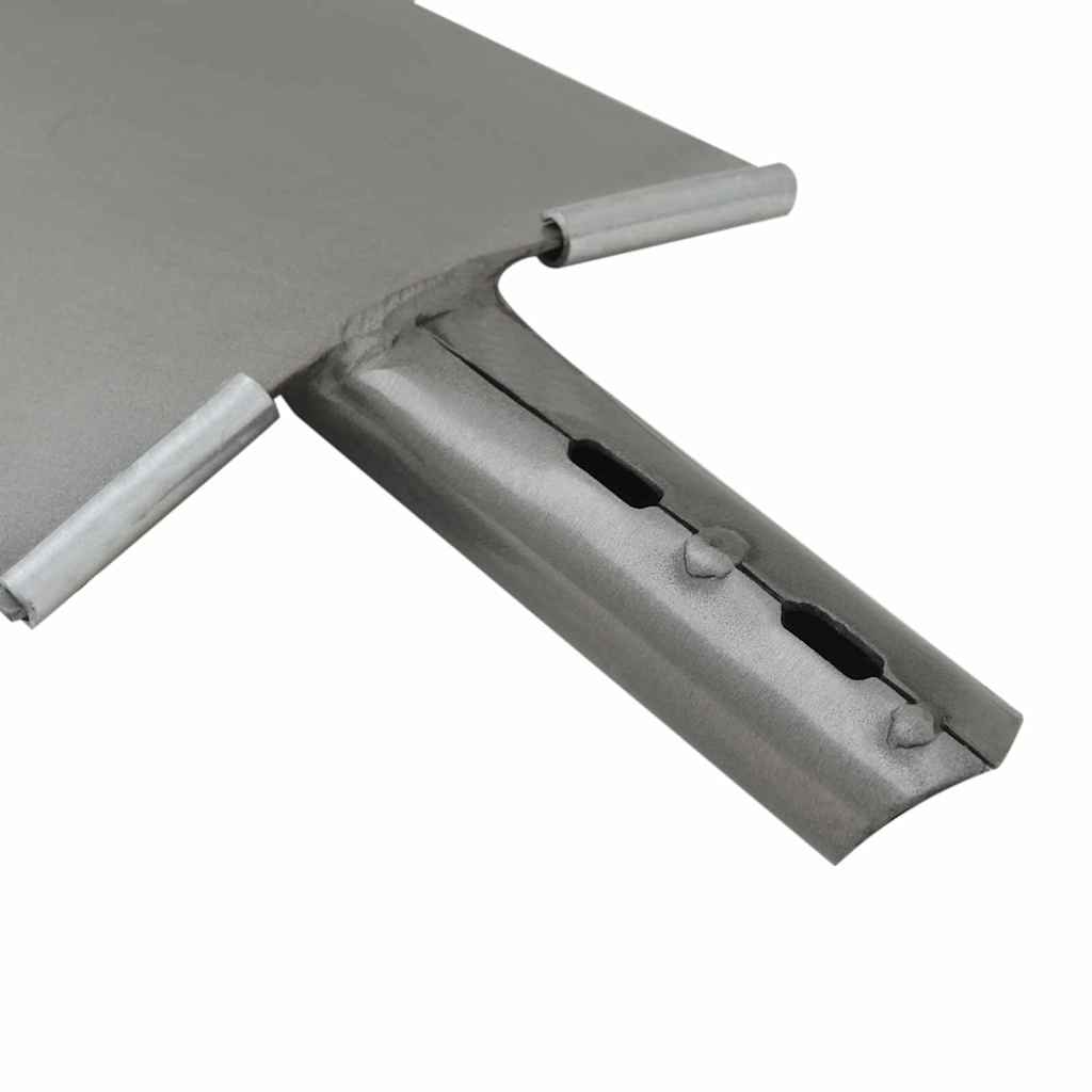 Skyffelhuvud Silver 43 x 17 cm Pulverlackerat stål