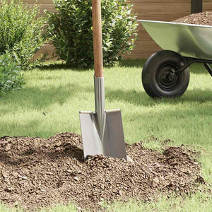 Skyffelhuvud Silver 43 x 17 cm Pulverlackerat stål