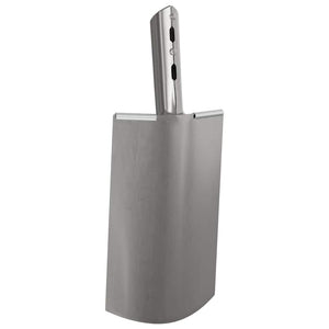 Skyffelhuvud Silver 43 x 17 cm Pulverlackerat stål