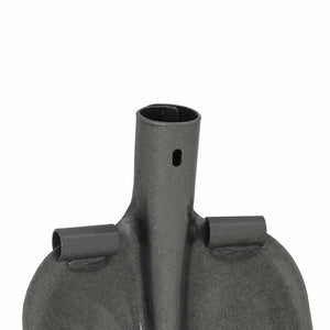 Skyffelhuvud Silver 33 x 21 cm Pulverlackerat stål