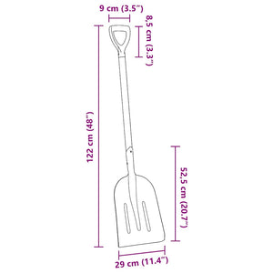 Skyffel Silver 29 x 122 cm Aluminium