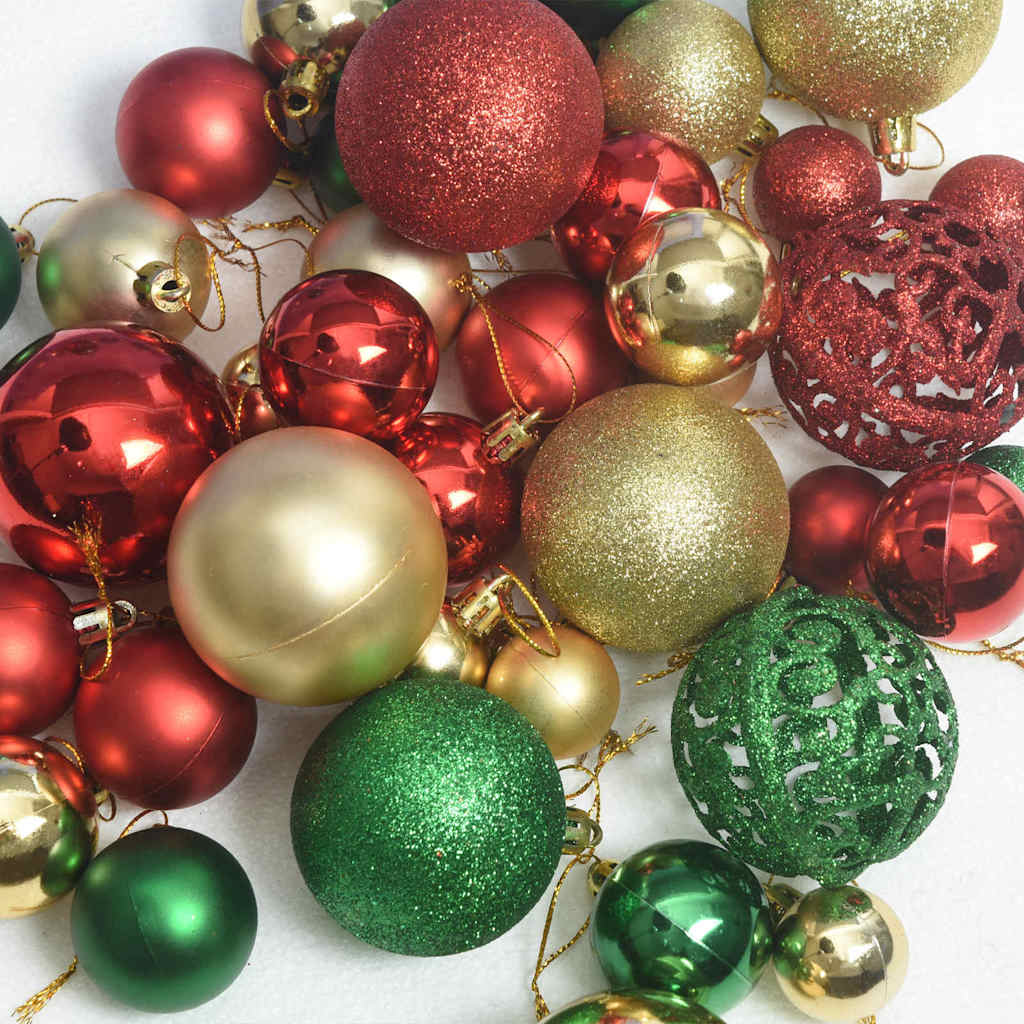 Julprydnad Set med 150 LED-lampor 61 pcs Flerfärgsdesign Plast