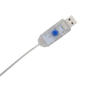 Belyst julgran med 3 presentlådor 2D varm vit 210 cm