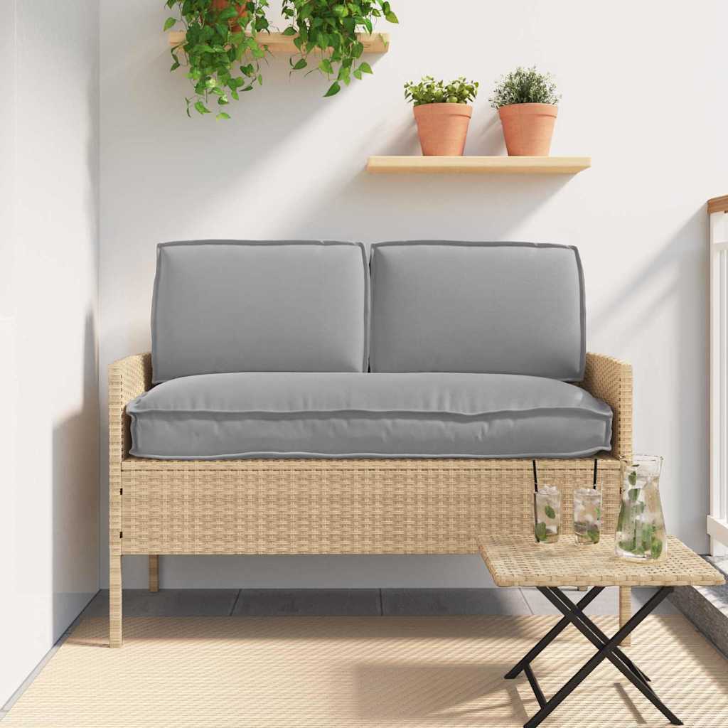 Kuddsats Oxford Tyg Grå 120 x 50 x 52 cm