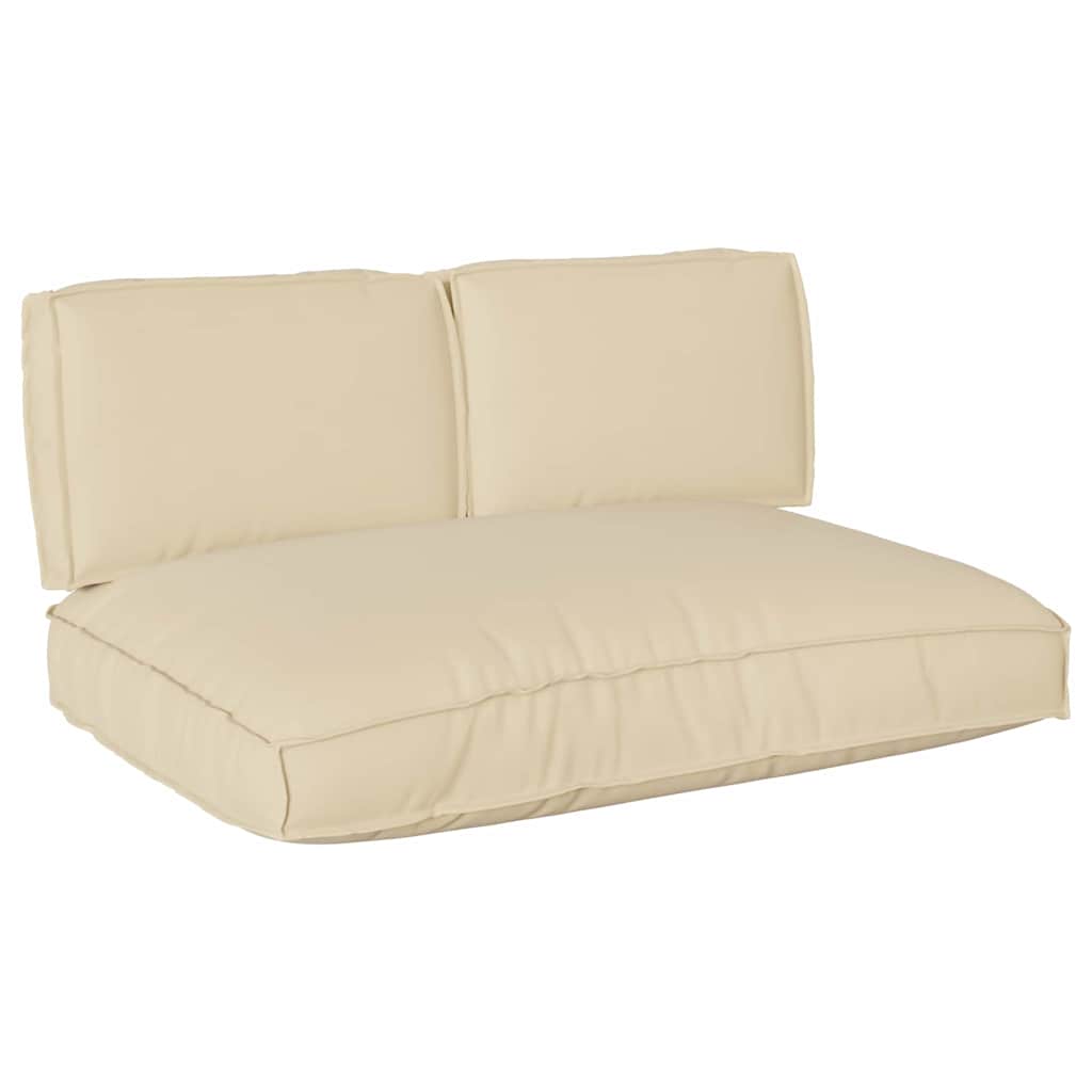 Kuddsats Oxford Tyg Beige 120 x 80 x 52 cm