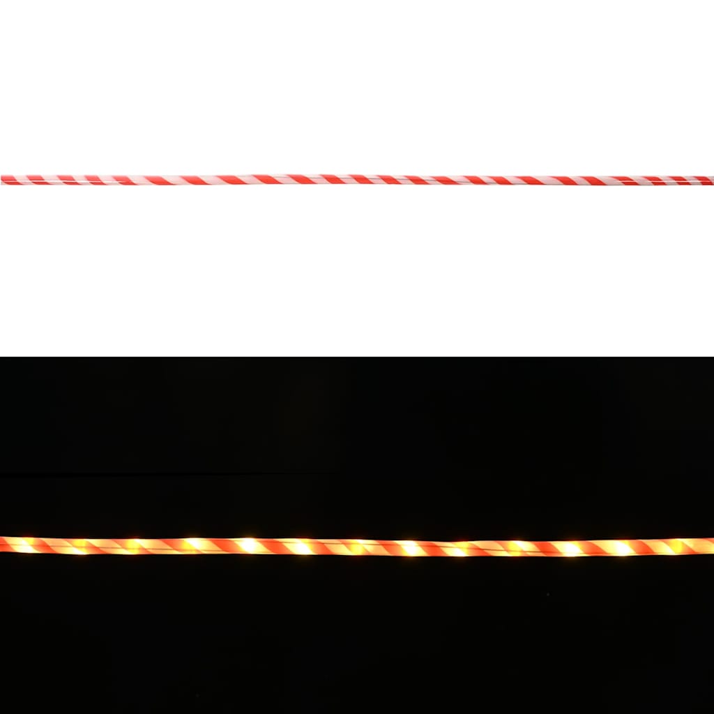 Ljuslina med 120 LED-lampor Varmvit 5 m PVC